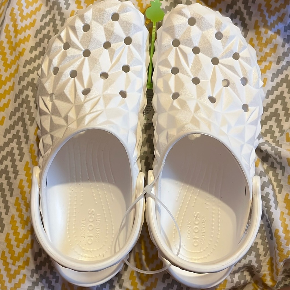 Brand new White Crocs